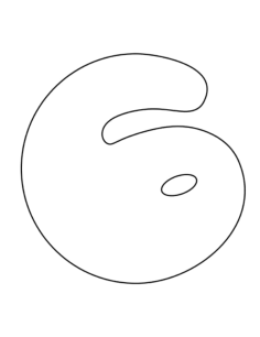 Bubble Number 6 Tracing Worksheets Pdf, Free Vectors File
